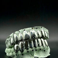 SOLID .925 STERLING SILVER GRILLZ 8/8